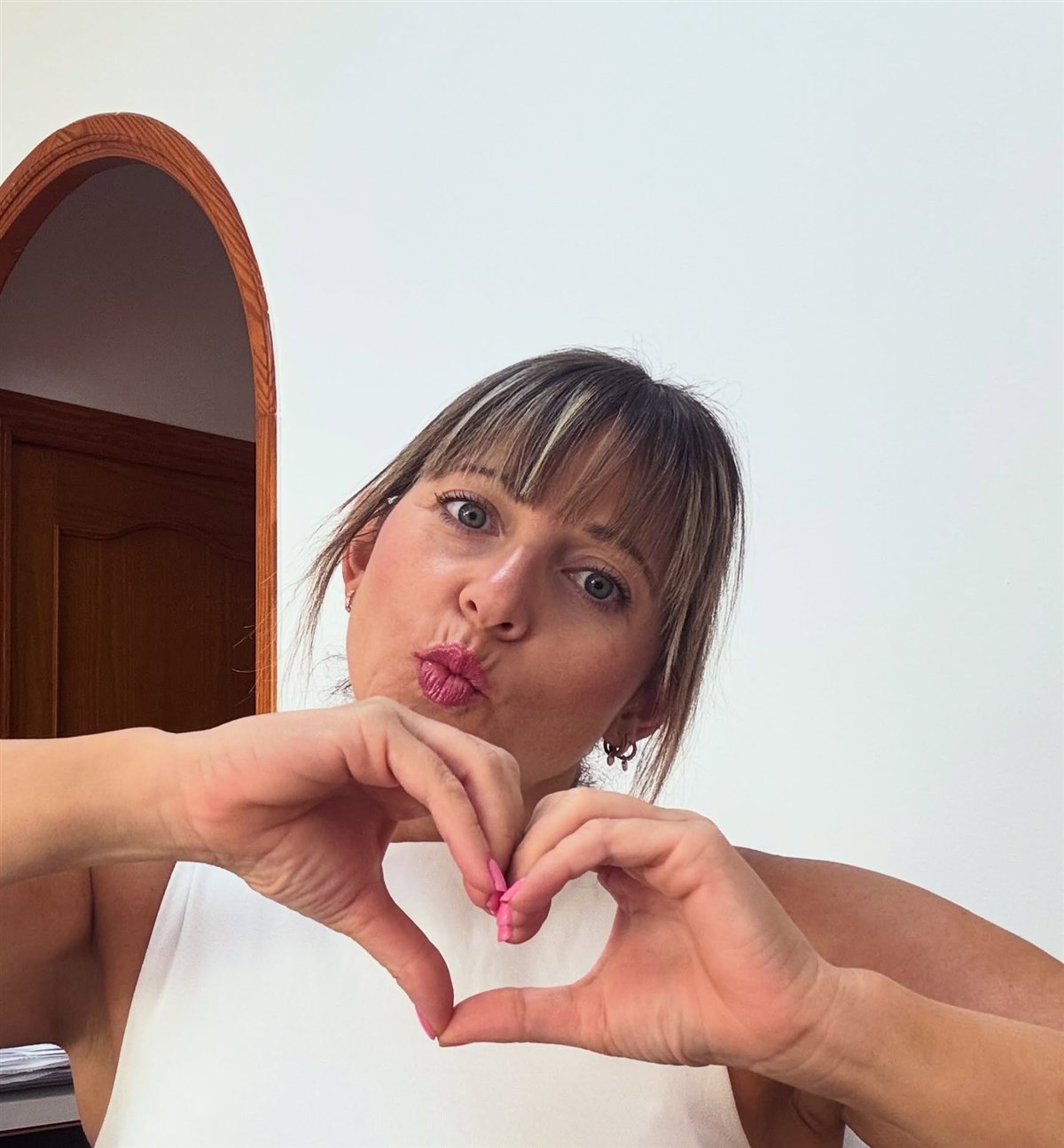 Tania Miras en su centro